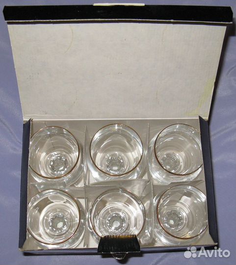Бокалы для вина Bohemia Claudia, 6шт, СССР, не б/у