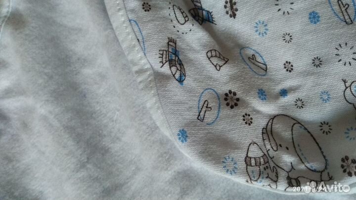 Пеленка кокон на липучках