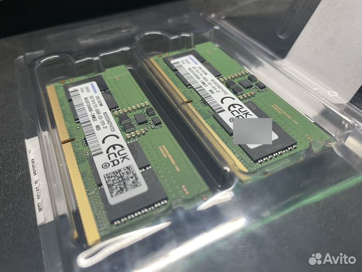 Оперативная память DDR5 sodimm 8x2 (16gb) 5600Mhz