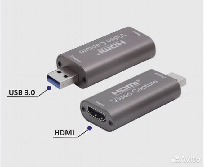 Карта видеозахвата и стриминга USB 3.0 4К 60 FPS