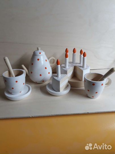 Детская деревянная посуда