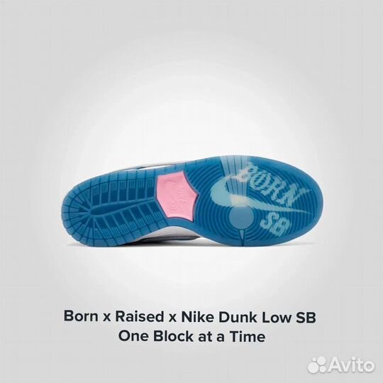 Born X Raised X Dunk Low SB One Block AT A Time