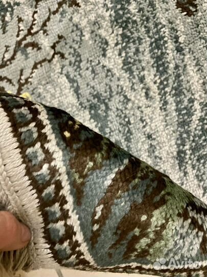 Винтажный шерстяной ковёр Погоня Гдр 70-е годы