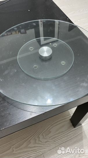 Подставка для торта вращающаяся стекло