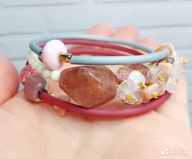 Браслет женский с натуральными камнями