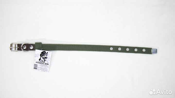 Ошейник брезентовый двуслойный 45см, 20мм