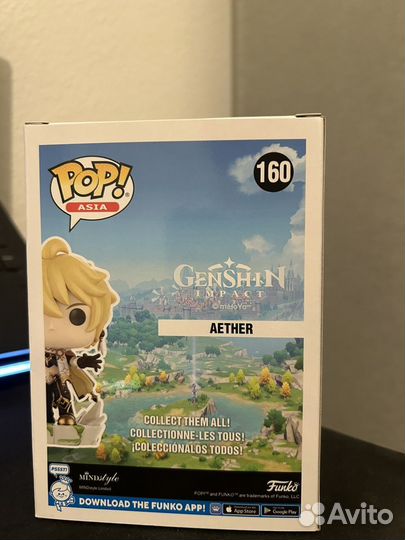 Funko pop genshin aether Фигурка функо поп генш