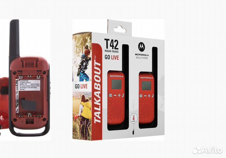 Рации motorola t42, Baofeng, новые