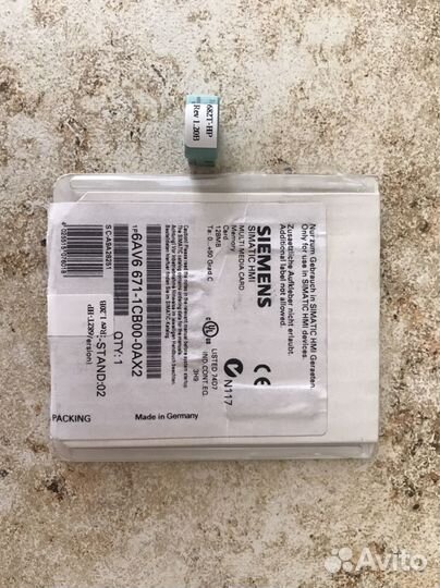 Карта памяти siemens simatic HMI 128 MB