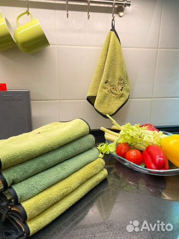 Кухонные полотенца набор 6 шт