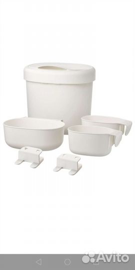 Пеленальный столик IKEA с контейнерами