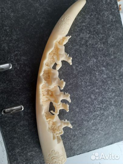 Имитация. Бивень слона. Резьба