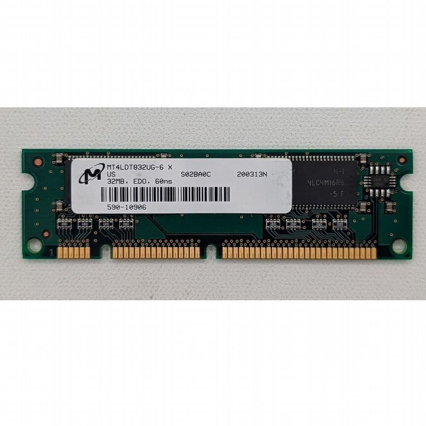 [MT4LDT832UG-6] Модуль Памяти Micron, 32mb, 100pin