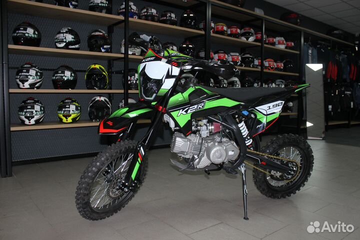 Питбайк K2R PF 190 17/14 (Green/Black)