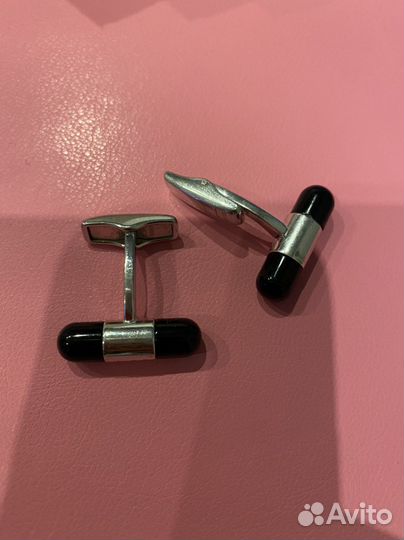Запонки dunhill серебро