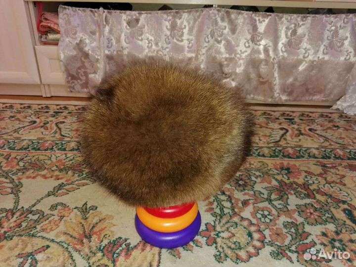 Шапка из меха натурального