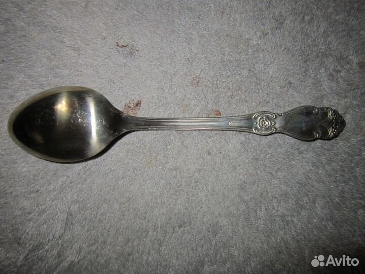 Ложка столовая мельхиор посеребренный Раритет 1967