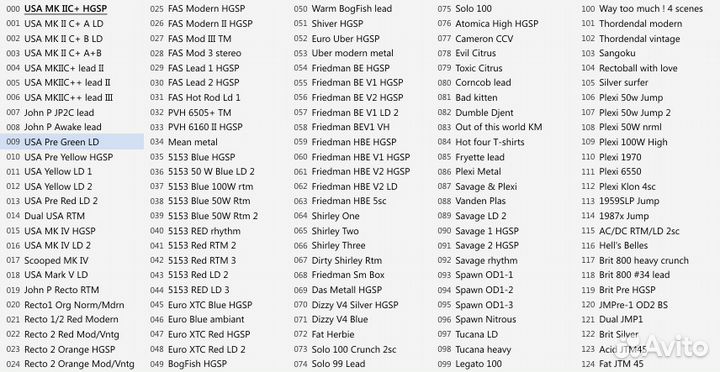 Пресеты для AXE FX II Fremen 