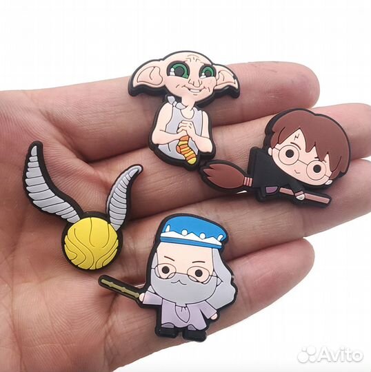 Джиббитсы для крокс Crocs Гарри Поттер