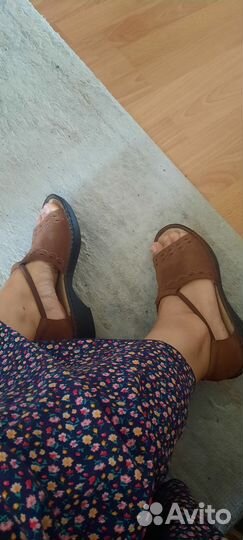 Сандалии кожаные Clarks р.39 (25 см)