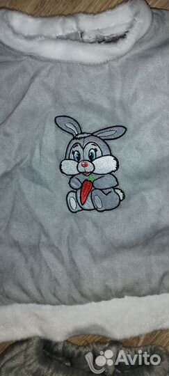 Новогодний костюм зайки детский 98-122