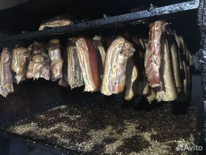 Копченое мясо, сало