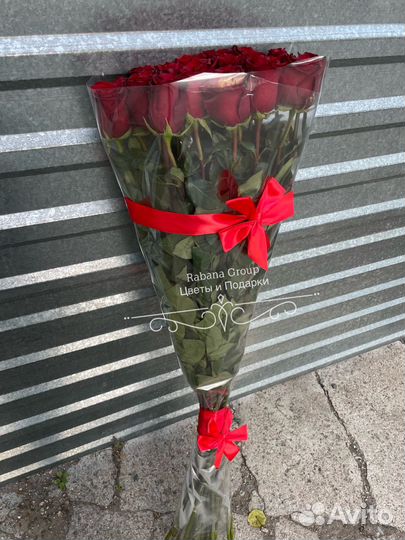 Гигантские розы 100-140 см с доставкой