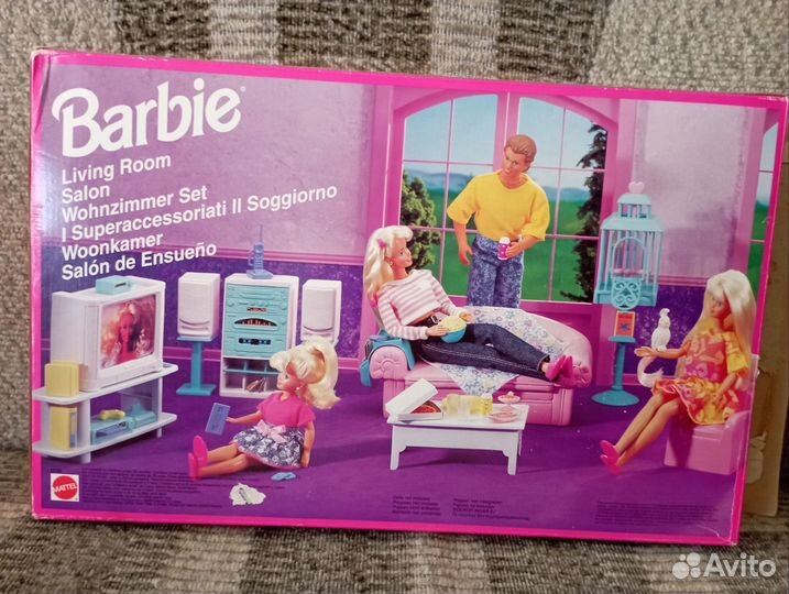 Мебель для Барби 90х годов новая в коробке