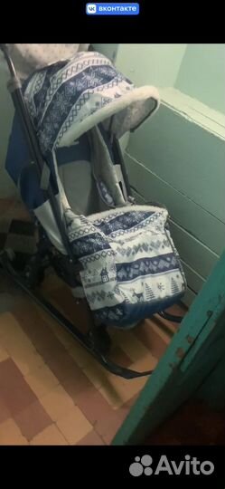 Коляска санки