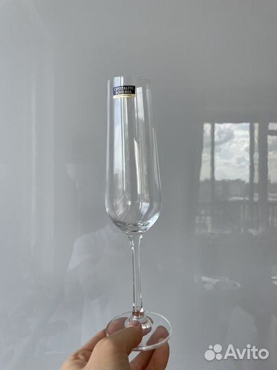 Бокалы для игристого Свальк IKEA и Bohemia