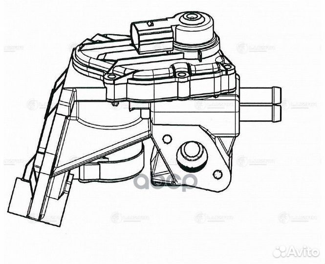 Клапан EGR VW passat 05- lveg 1850 luzar