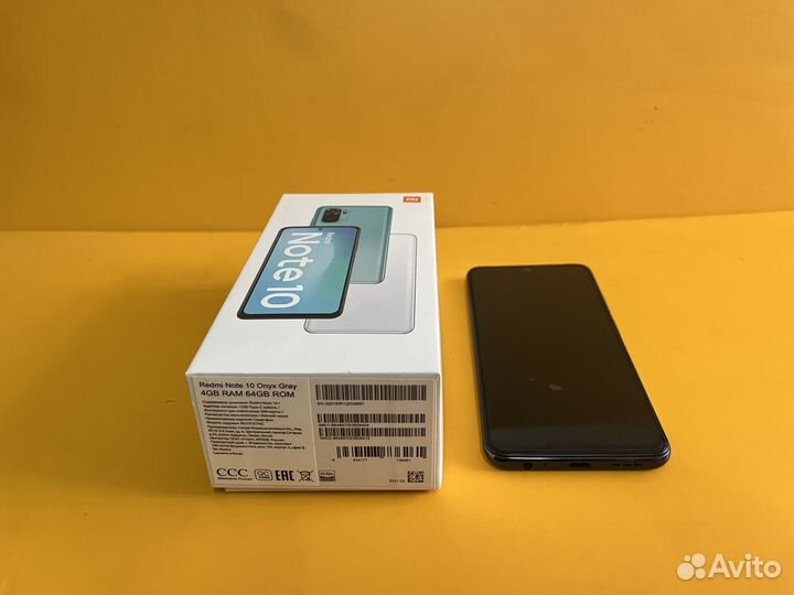 Xiaomi Redmi Note 10, 4/64 ГБ