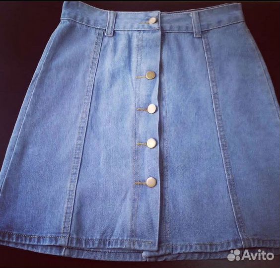 Юбка джинсовая