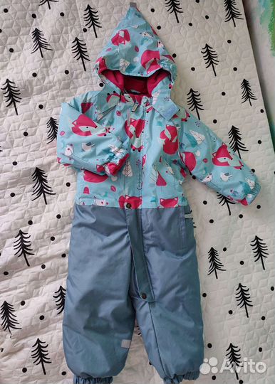 Зимний комбинезон для девочки 92