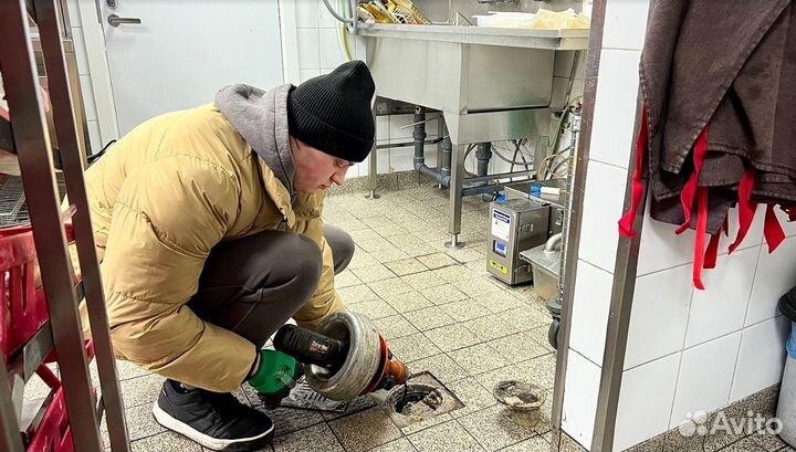 Прочистка канализационных труб