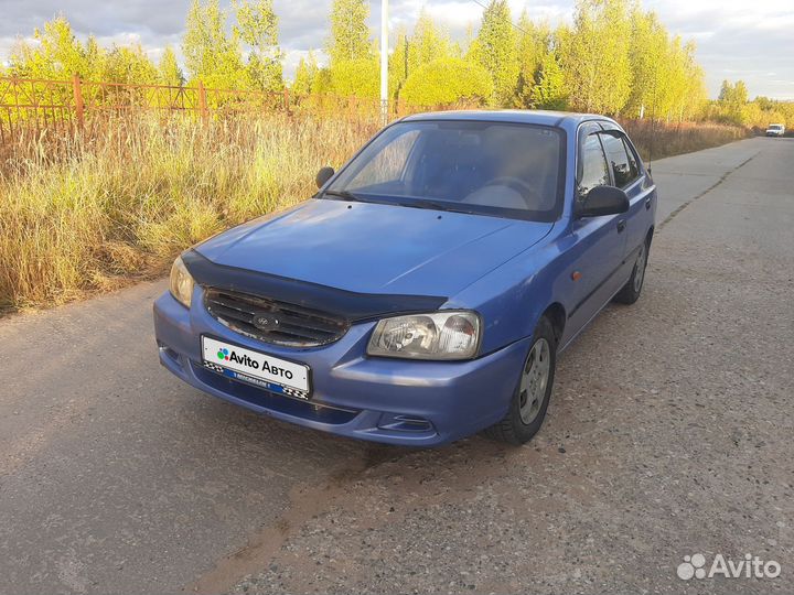 Hyundai Accent 1.5 МТ, 2004, 294 865 км