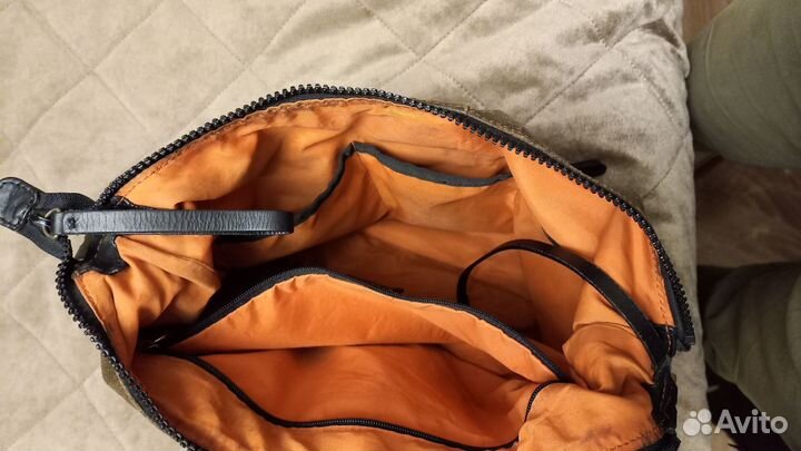 Сумка Ecco, натуральная кожа нубук