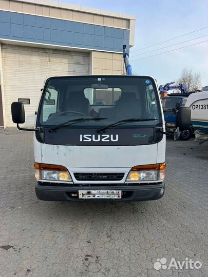 Бортовой грузовик Isuzu Elf с КМУ Tadano, 1995