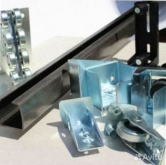Ролики и направляющие балки для откатных ворот