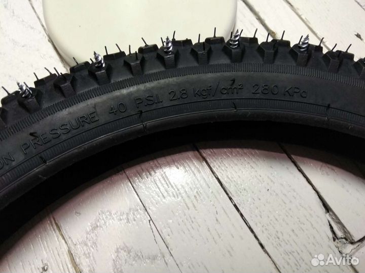 Покрышки шипованные велосипед колёса 16 для зимы