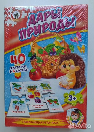 Развивающая игра Дары природы