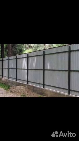 Заборы из профнастила