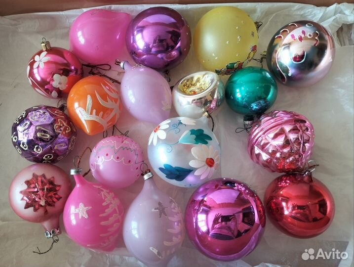 Елочные игрушки СССР
