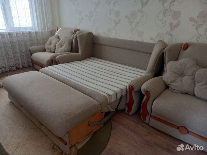 Диван и 2 кресла