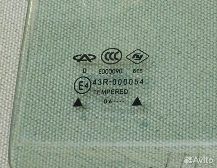 Стекло двери задней правой Chery Amulet