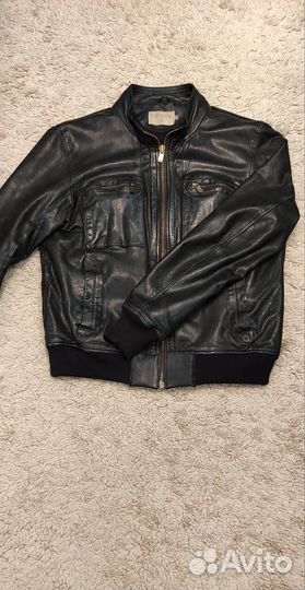 Мужская кожаная куртка Chevignon