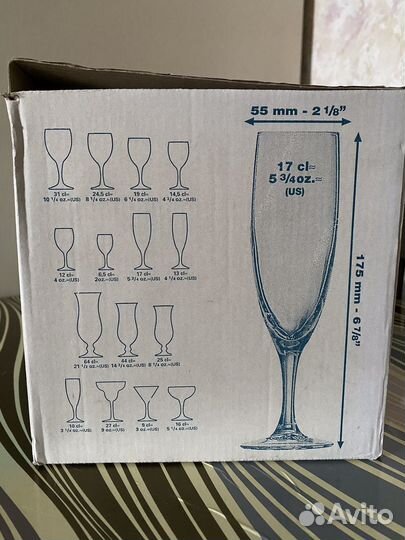 Бокалы Arcoroc набор 11 штук