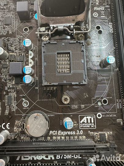 Нерабочая плата 1155 B75M-GL