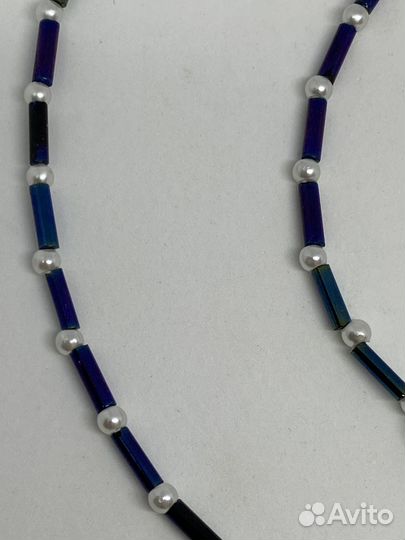 Чокер с браслетом из пресноводного жемчуга