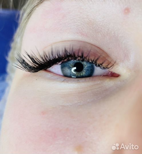 Наращивание ресниц на дому